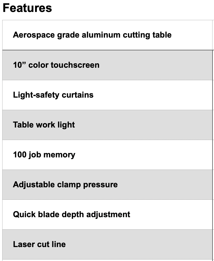 Graphic Whizard
PC 560HTS
Hydraulic Paper Cutter Features