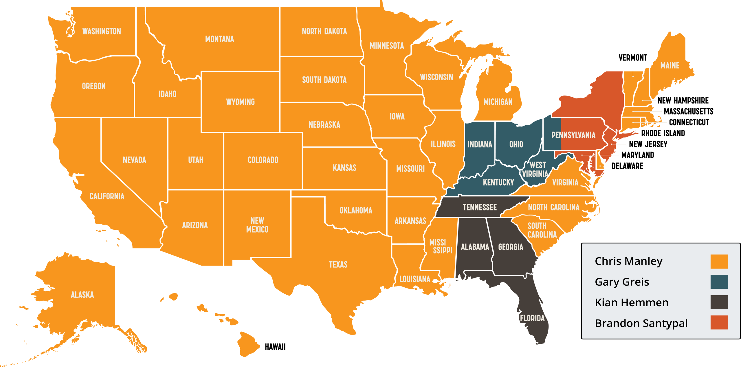 Graphco.com CNC Territories Map 6.4.26